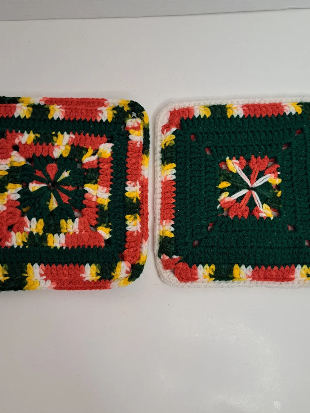 Home Made Vintage-Style Crochet Potholders/ Trivets and Table Centerpiece Mat